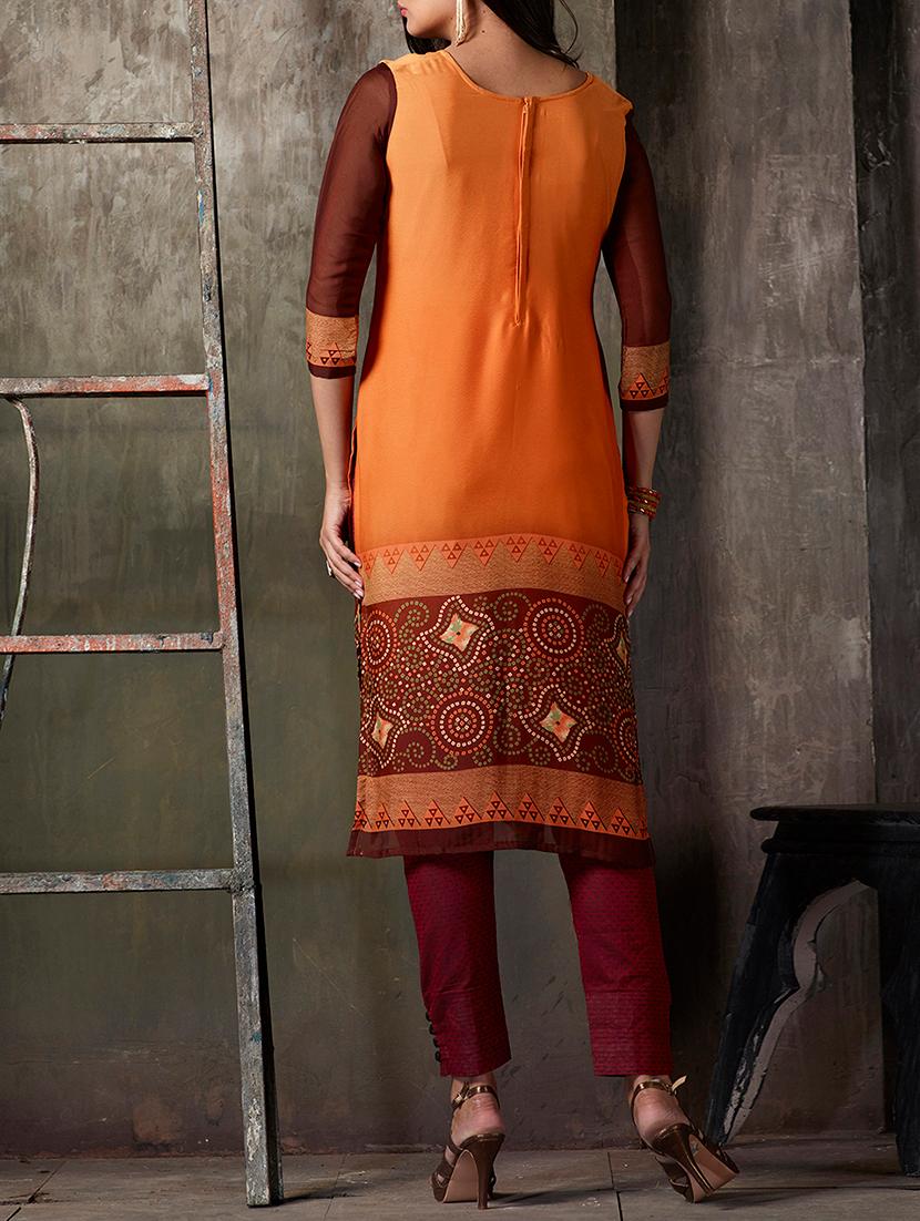 women's straight kurta - 15064135 - Standard Image - 2