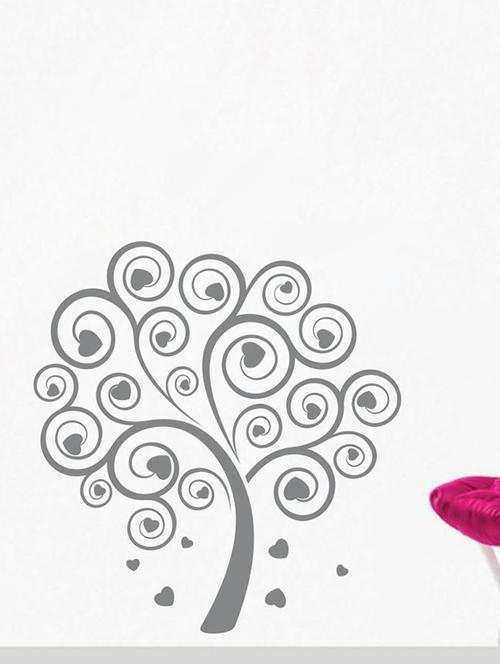 heart valentine's tree wall sticker - 15065610 - Very Small Image - 1