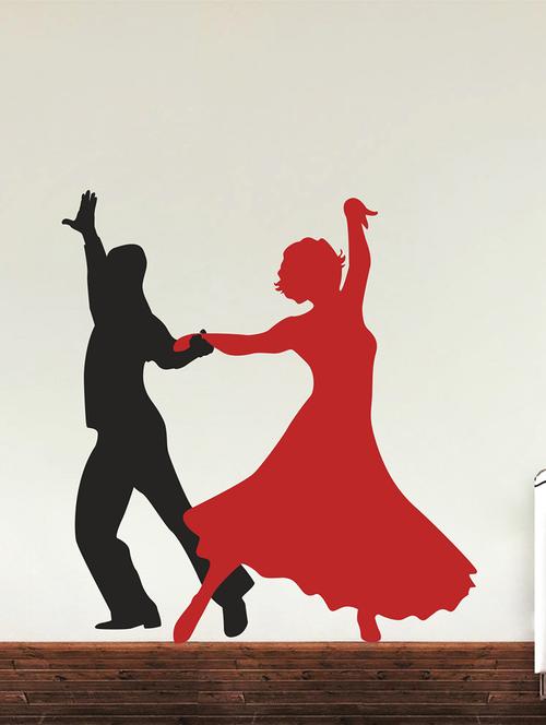 dancing couple wall sticker - 15065822 - Very Small Image - 1