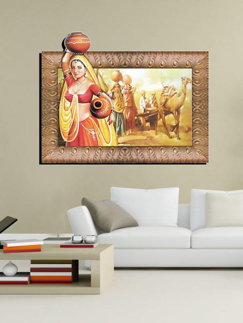 village life 3d wall sticker - 15065828 - Very Small Image - 1