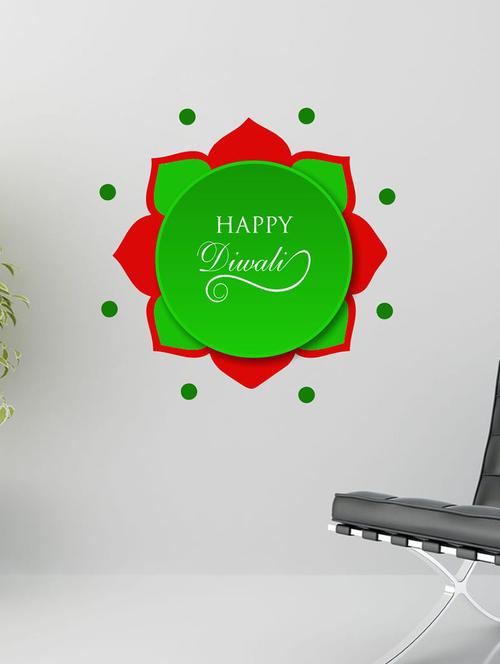 happy diwali wall sticker - 15066038 - Very Small Image - 1