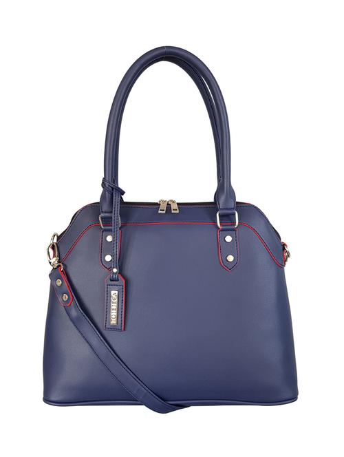 blue leatherette regular handbag - 15067565 - Very Small Image - 1