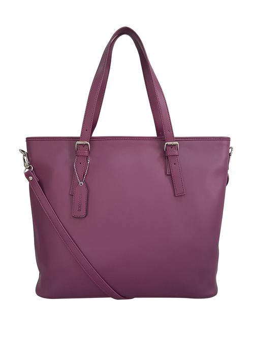 purple leatherette  regular handbag - 15067591 - Very Small Image - 1