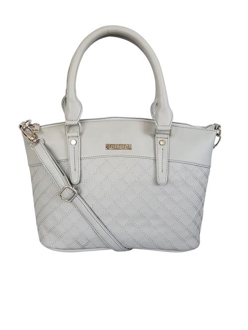 grey leatherette regular handbag - 15067596 - Very Small Image - 1