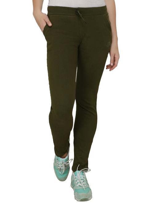 olive cotton track pant - 15068457 - Very Small Image - 1