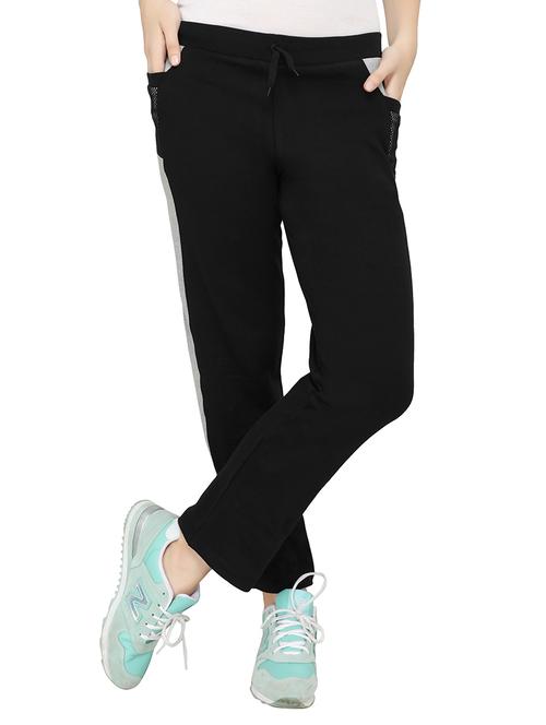 black cotton track pants - 15068458 - Very Small Image - 1