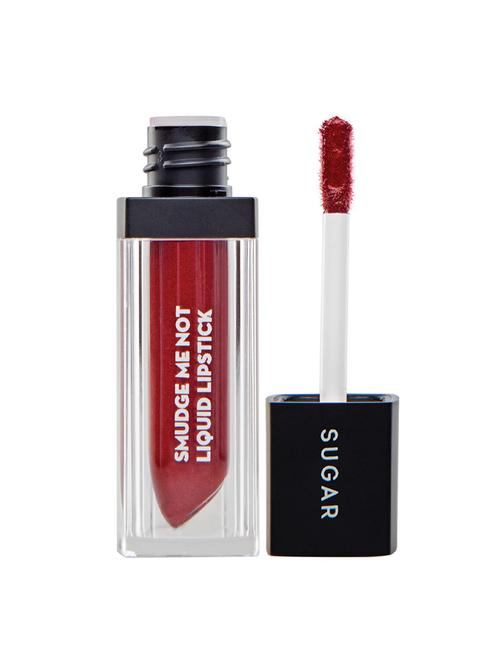 sugar smudge me not liquid lipstick - 31 carmine shine (metallic bright red) - 15072266 - Very Small Image - 1