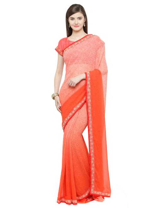 women's bordered royal blue colored saree - 15074303 - Very Small Image - 1