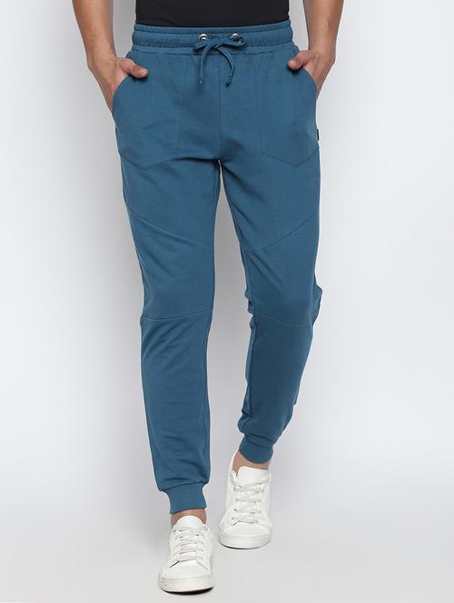 blue cotton joggers - 15075083 - Very Small Image - 1