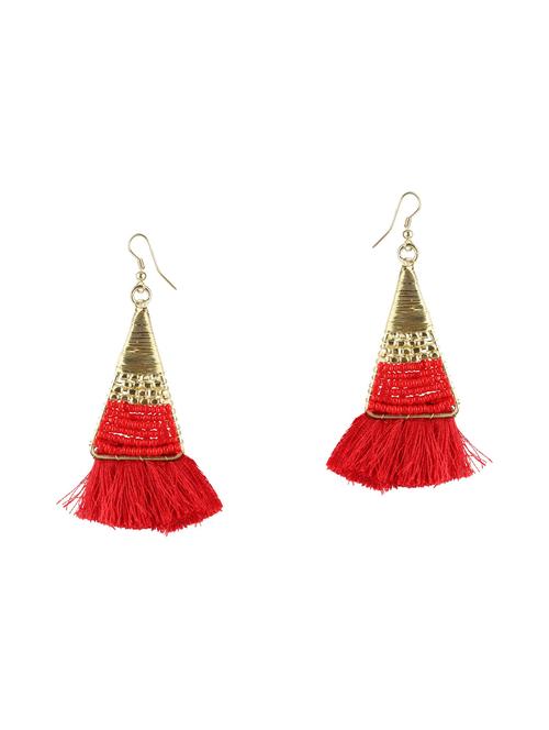 red  drop earring - 15077659 - Very Small Image - 1