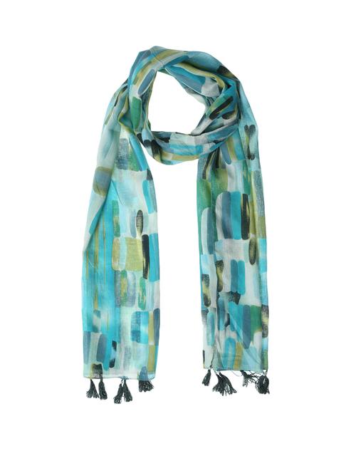 green viscose scarf - 15078519 - Very Small Image - 1