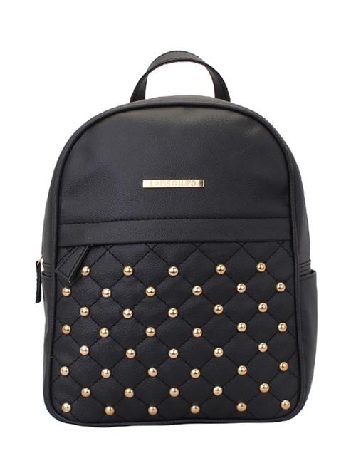 black leatherette  backpack - 15078881 - Very Small Image - 1