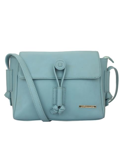 blue  leatherette  regular sling bag - 15078882 - Very Small Image - 1