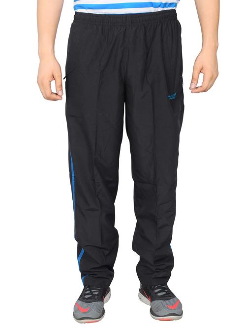 black polyester  full length track pant - 15078995 - Very Small Image - 1