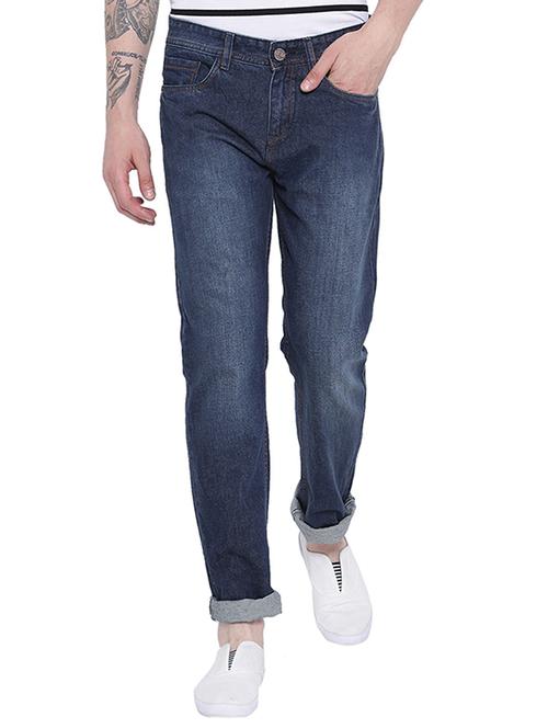 dark blue denim washed jeans - 15080089 - Very Small Image - 1
