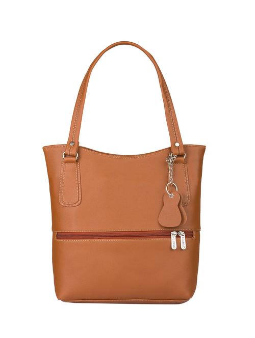 tan leatherette  regular handbag - 15082329 - Very Small Image - 1