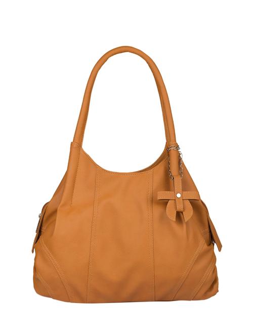 tan leatherette  hobo handbag - 15082335 - Very Small Image - 1
