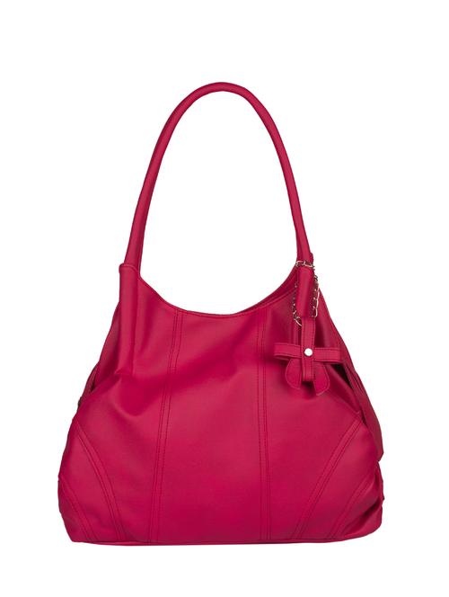 pink leatherette  regular handbag - 15082338 - Very Small Image - 1