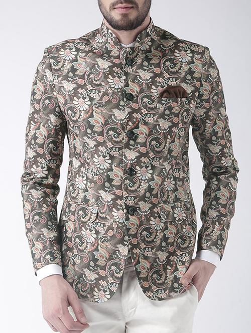 multi colored polyester casual blazer - 15084393 - Very Small Image - 1