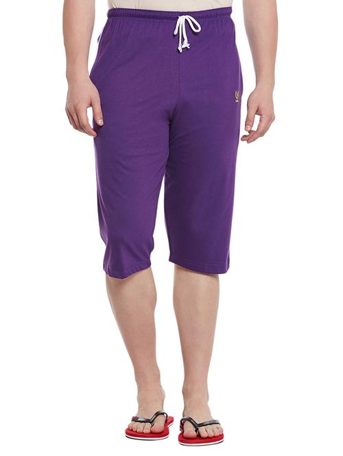 purple cotton three  fourths - 15084568 - Very Small Image - 1