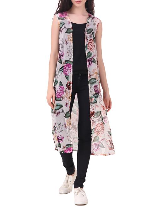 neutral chiffon shrug - 15085701 - Very Small Image - 1