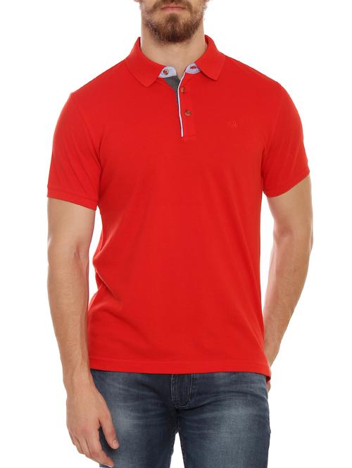 red cotton t-shirt - 15086358 - Very Small Image - 1