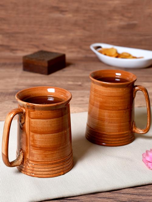 ceramic hand painted mug set (set of 2) - 15086660 - Very Small Image - 1