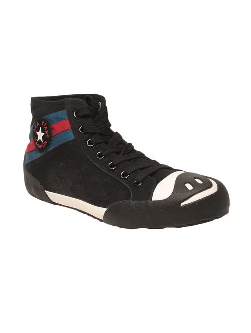 men black canvas lace up sneaker - 15087325 - Very Small Image - 1