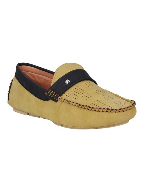 beige leatherette slip on loafer - 15087707 - Very Small Image - 1