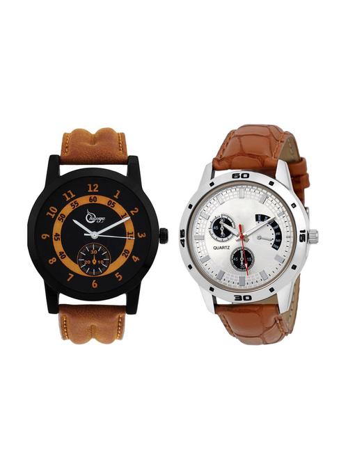 shunya multi colour analog styalish watch combo men's and boy's - 15087975 - Very Small Image - 1
