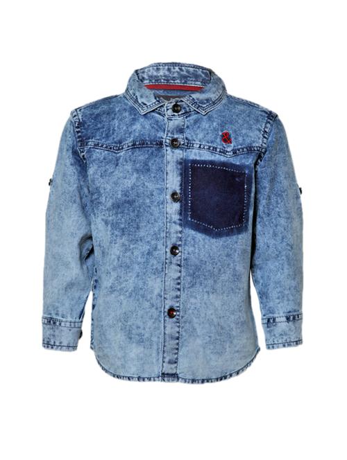 light blue denim shirt - 15090660 - Very Small Image - 1