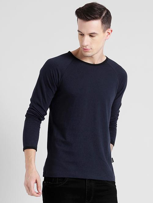 navy blue cotton tshirt - 15092292 - Very Small Image - 1