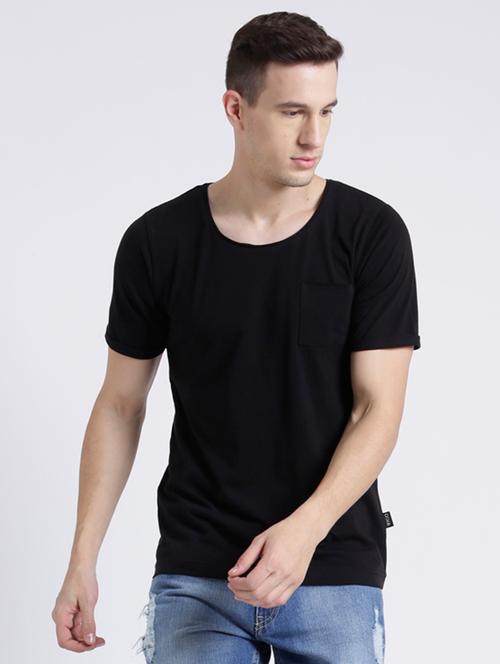 black cotton pocket t-shirt - 15092303 - Very Small Image - 1