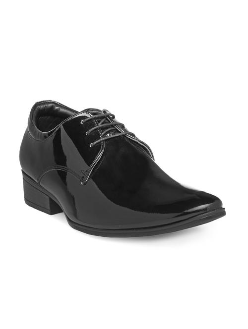 black leather laceup derbies - 15098769 - Very Small Image - 1