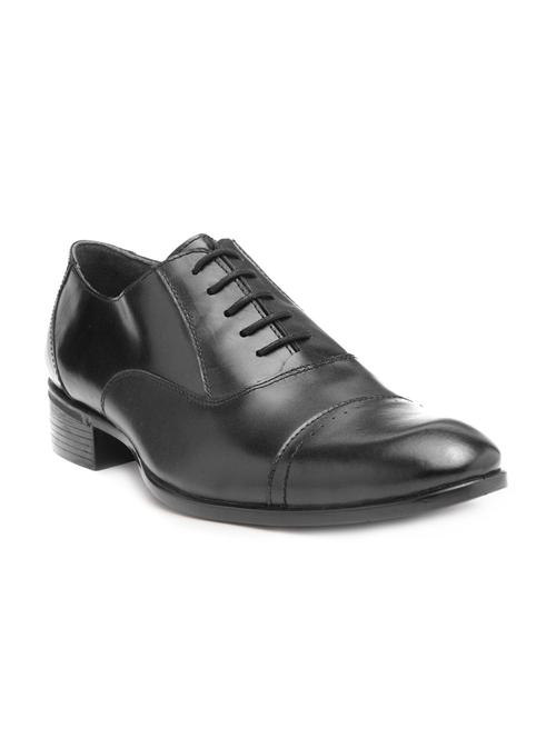 black leather laceup oxfords - 15099082 - Very Small Image - 1