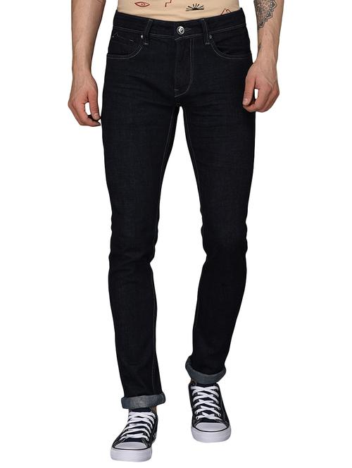 blue denim plain jeans - 15104445 - Very Small Image - 1