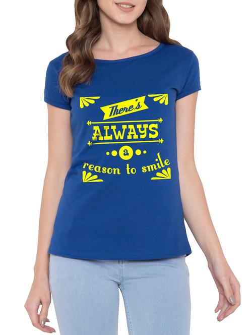 round neck quirky print tee - 15104849 - Very Small Image - 1