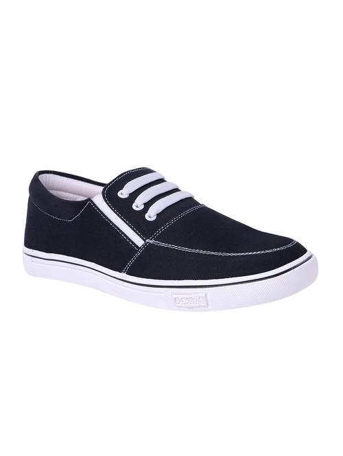black canvas casual slipon - 15106598 - Very Small Image - 1