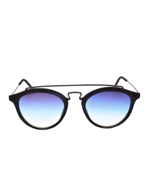 stacle metal crossbar sleek round unisex sunglasses (st19525|56|blue) - 15107694 - Very Small Image - 1