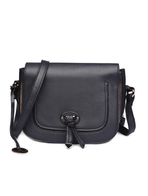 blue leatherette regular sling bag - 15109149 - Very Small Image - 1