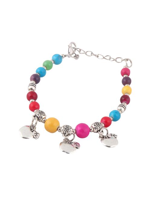 multi colored brass beaded bracelet - 15110049 - Very Small Image - 1