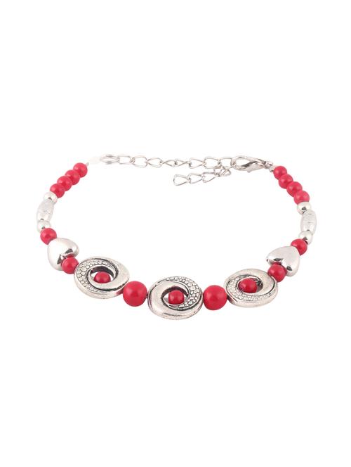 red brass beaded bracelet - 15110051 - Very Small Image - 1