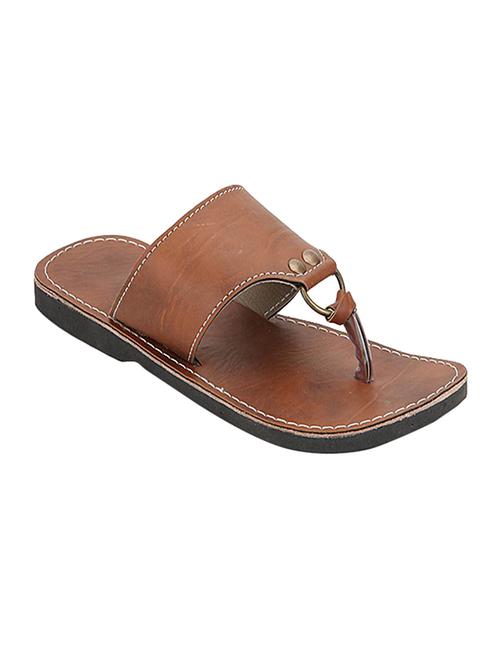brown toe separator sandal - 15114504 - Very Small Image - 1