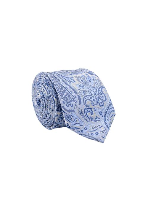 blue micro fiber tie - 15114549 - Very Small Image - 1