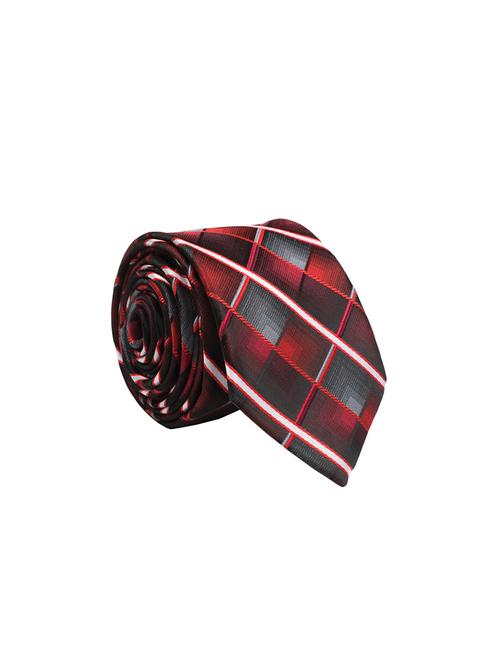 red micro fiber tie - 15114565 - Very Small Image - 1