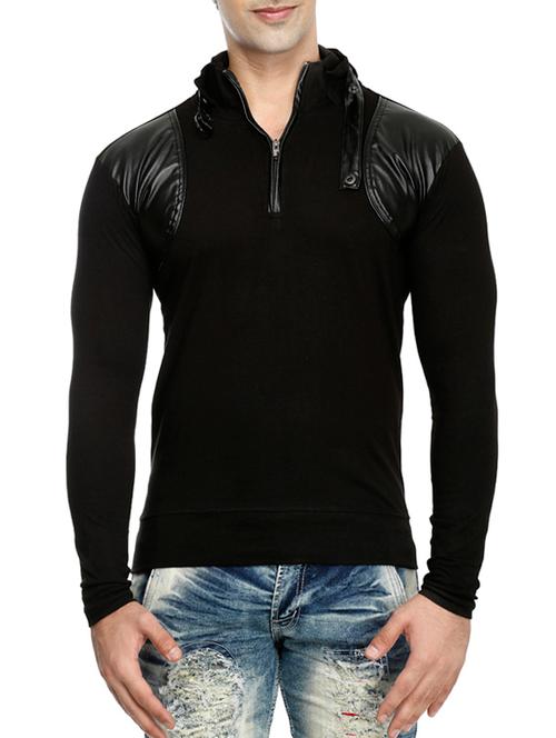 black cotton  t-shirt - 15115265 - Very Small Image - 1