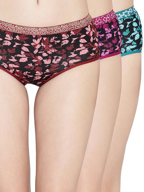 set of 3 multi colored hipster panty - 15119281 - Very Small Image - 1