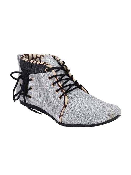 grey jute low ankle boot - 15122620 - Very Small Image - 1