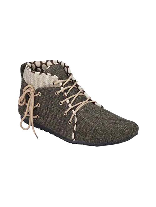 brown jute low ankle boot - 15122621 - Very Small Image - 1