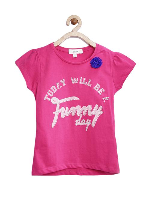 pink cotton  top - 15122668 - Very Small Image - 1